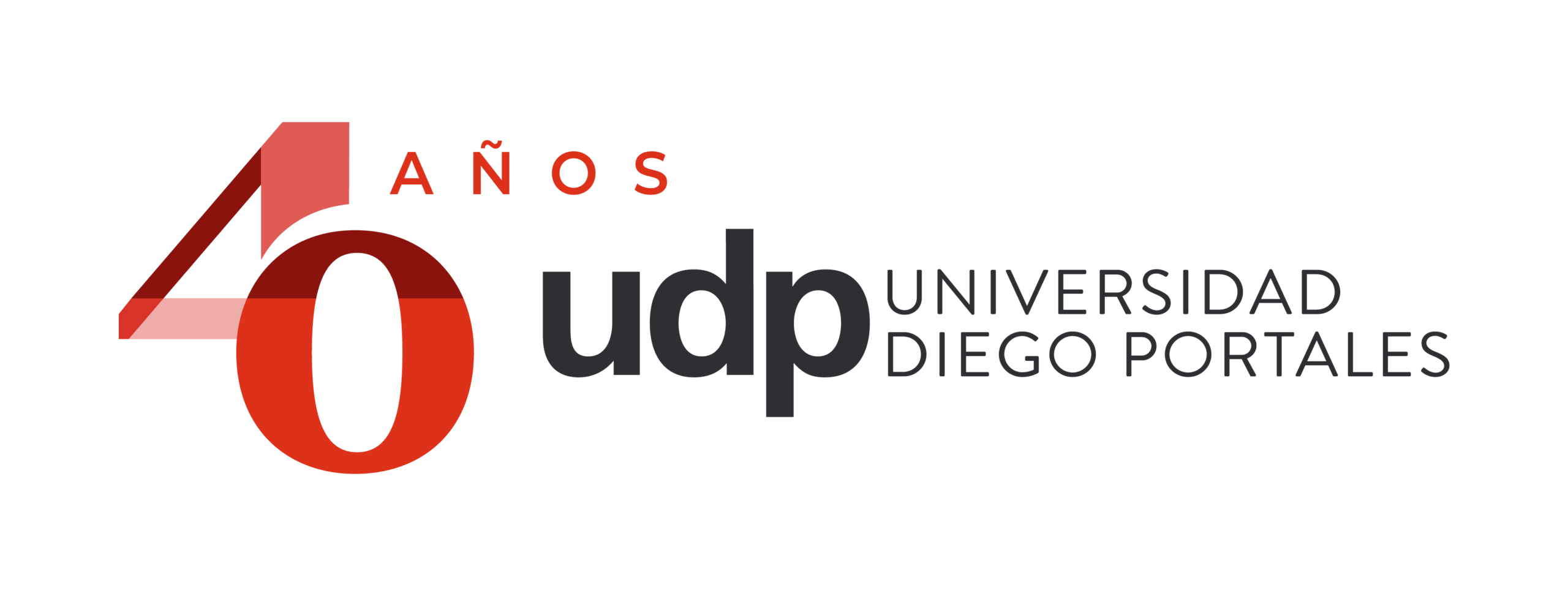 Logo aniversario 40 años UDP